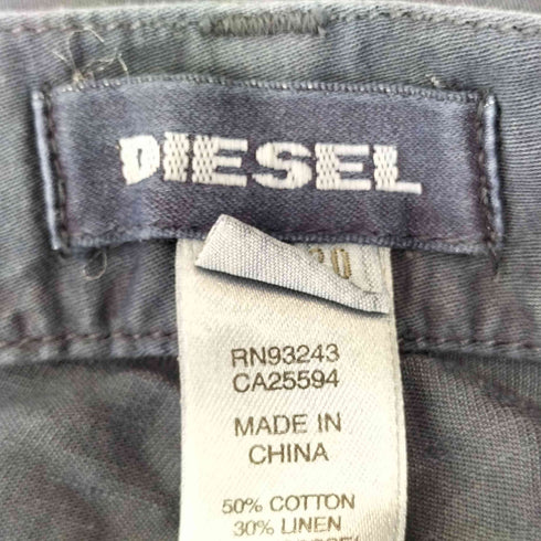 ディーゼル DIESEL クロップド丈カーゴパンツ レディース US:30