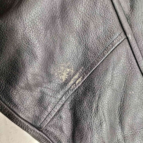 CANADA 袖レザー 企業ロゴ ウールスタジャン BIG SIZE メンズ 2XL