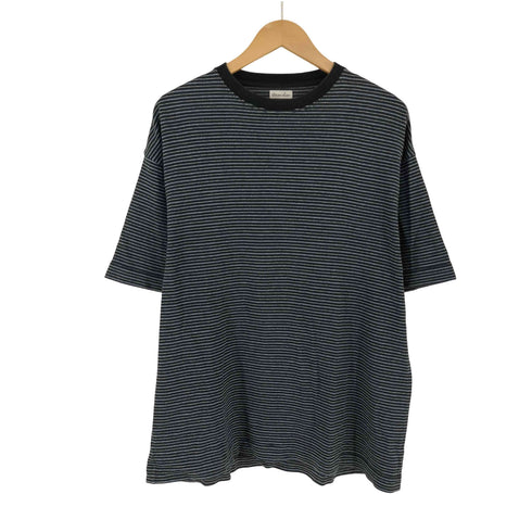 スティーブンアラン Steven Alan HI/TWST BORDER SHORT SLEEVE TEE -BOLD メンズ import:L