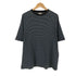スティーブンアラン Steven Alan HI/TWST BORDER SHORT SLEEVE TEE -BOLD メンズ import:L