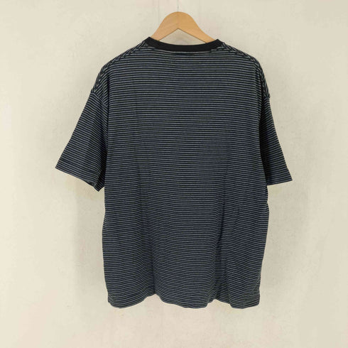 スティーブンアラン Steven Alan HI/TWST BORDER SHORT SLEEVE TEE -BOLD メンズ import:L