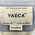 ヤエカ YAECA スナップボタン ストライプ レギュラーカラーシャツ メンズ EX LARGE