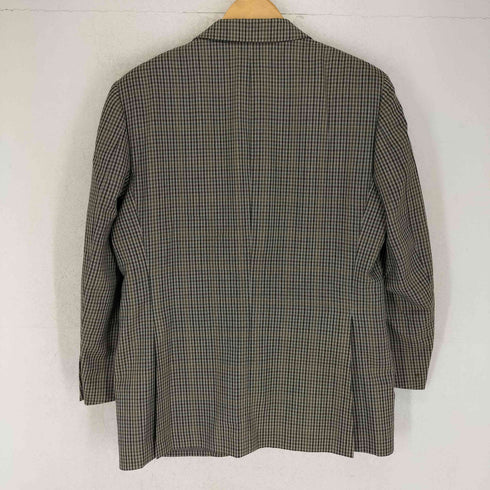 バーバリーロンドン BURBERRY LONDON モヘア混 2B チェック ウールテーラードジャケット メンズ 165
