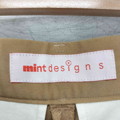 ミントデザインズ mintdesigns コーティングワイドパンツ レディース JPN:2