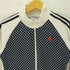 アディダス adidas 00S CLIMALITE ドット柄 パフォーマンス ロゴ トラック ジャケット ジャージ Y2K レディース JPN:L
