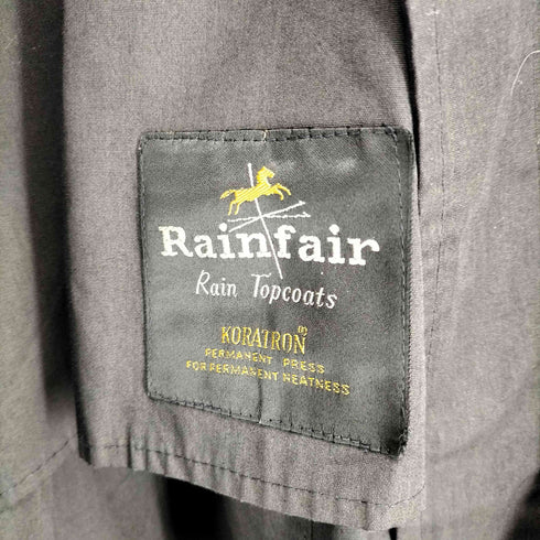 RAINFAIR rain topcoat 比翼ステンカラーコート レインコート メンズ UK:44