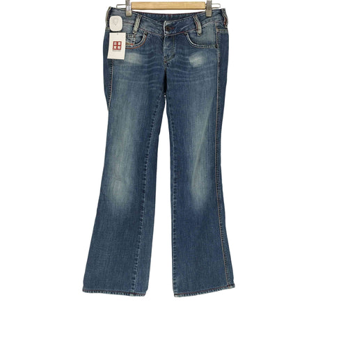 ディーゼル DIESEL ryoth フレア デニムパンツ ヴィンテージ加工 レディース 27inch