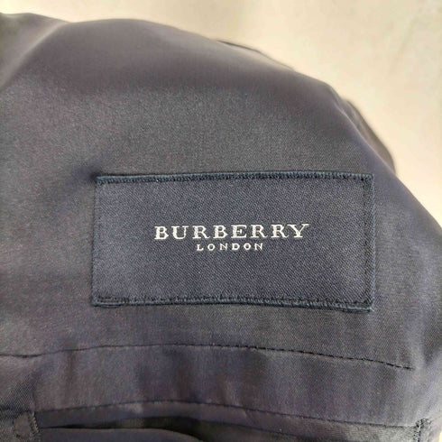 バーバリーロンドン BURBERRY LONDON ラムウール 2B ストライプ テーラードジャケット 2タックスラックス スーツセットアップ メンズ 160