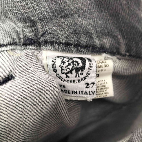 ディーゼル DIESEL hush ブラック フレアデニムパンツ レディース 27inch