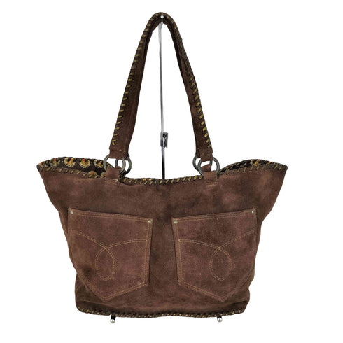 アナスイ ANNA SUI Y2K スエード トート ハンドバッグ レディース