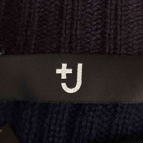 ユニクロプラスジェイ UNIQLO+J ミドルゲージ リブ フルジップ セーター メンズ JPN:L