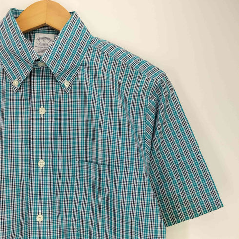 ブルックスブラザーズ BROOKS BROTHERS チェック BD S/S シャツ メンズ import:S