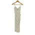 ザラ ZARA スリットギャザー キャミソール マキシドレス レディース import:XS