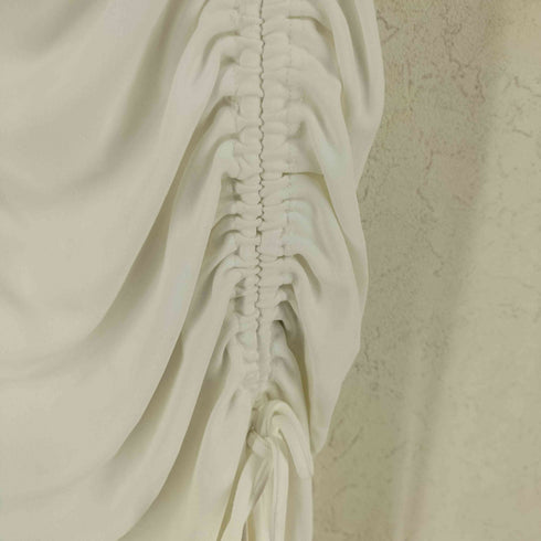 ザラ ZARA スリットギャザー キャミソール マキシドレス レディース import:XS