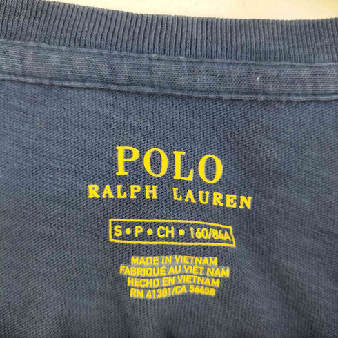 ポロラルフローレン POLO RALPH LAUREN 万国旗 刺繍 クルーネックTシャツ レディース import:S