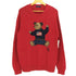 ポロラルフローレン POLO RALPH LAUREN 現行タグ RL92 ポロベア 星条旗 リネン紺 コットン ニット メンズ import:XL