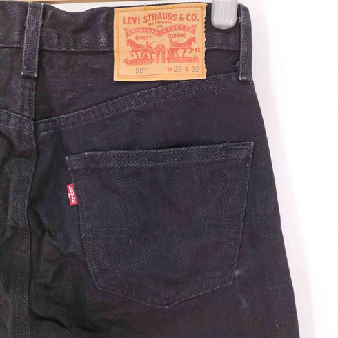リーバイス Levis 501 nickel black ブラック ストレートデニム メンズ W29/L32