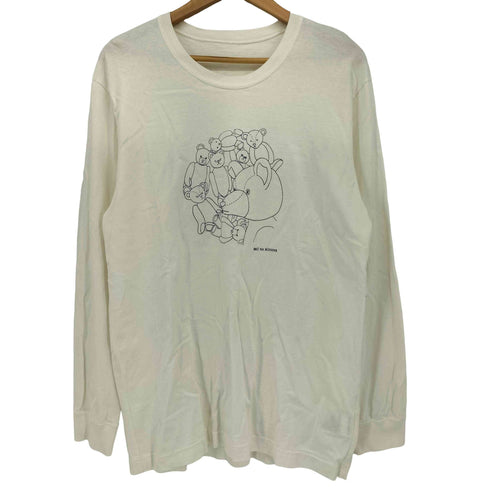 ブルーナボイン BRU NA BOINNE テディベア プリント 長袖 Tシャツ メンズ JPN:L