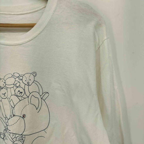 ブルーナボイン BRU NA BOINNE テディベア プリント 長袖 Tシャツ メンズ JPN:L
