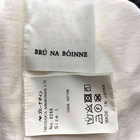 ブルーナボイン BRU NA BOINNE テディベア プリント 長袖 Tシャツ メンズ JPN:L
