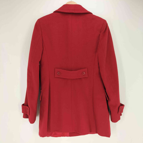 マックスマーラ MAX MARA 90S~00S 銀タグ イタリア製 ダブルブレスト ウール ショートコート レディース JPN:42
