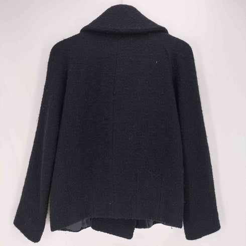 マックスマーラ MAX MARA 90S~00S 銀タグ イタリア製 斜め ボタン ウール ジャケット レディース JPN:40