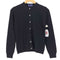 ラルフローレン RALPH LAUREN カシミヤ混 ノーカラー ウール カーディガン レディース import:M