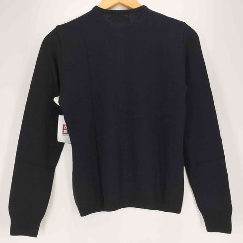 ラルフローレン RALPH LAUREN カシミヤ混 ノーカラー ウール カーディガン レディース import:M
