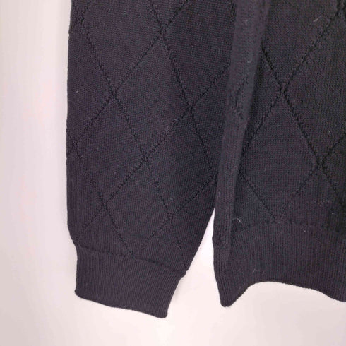 ブルックスブラザーズ BROOKS BROTHERS EXTRA FINE ITALIAN MERINO ショルダーボタン アーガイルパターン ハイネック ニット セーター レディース import:M