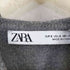 ザラ ZARA レーヨン ポリ ジップアップ ニット パーカー レディース S