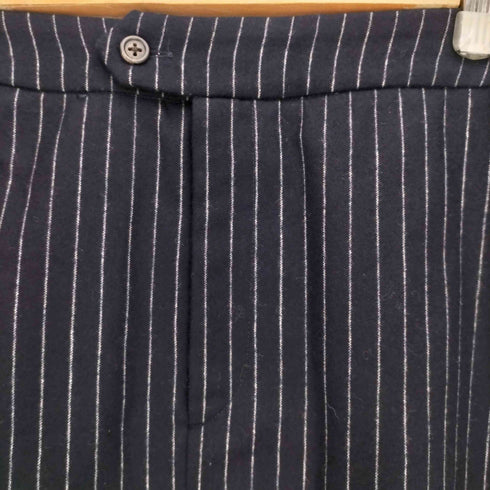 ラルフローレン RALPH LAUREN チョークストライプ ウール 台形 スカート レディース 7
