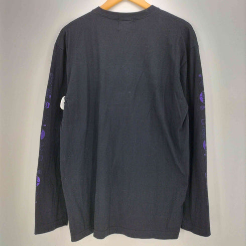 RADIO EVA アニメ プリント 長袖 Tシャツ メンズ JPN:XL