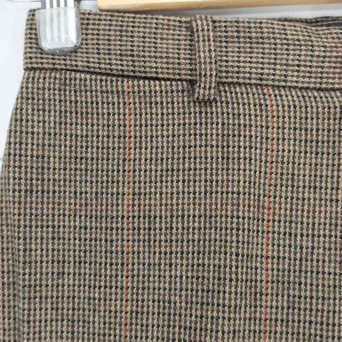 ラルフローレン RALPH LAUREN COLLECTION CLASSICS ガンクラブチェック ウール ノータック スラックス レディース 7