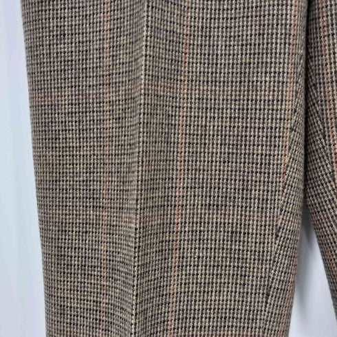 ラルフローレン RALPH LAUREN COLLECTION CLASSICS ガンクラブチェック ウール ノータック スラックス レディース 7