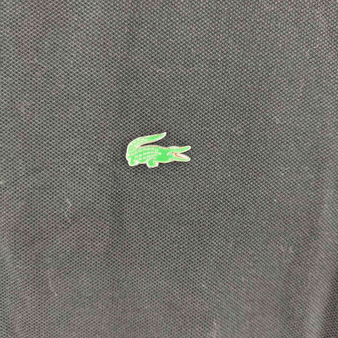 ラコステライブ Lacoste Live メタルロゴ 変形 半袖 ポロシャツ レディース 34