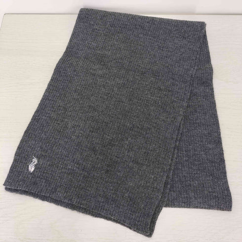 ラルフローレン RALPH LAUREN MERINO WOOL メリノウール 100% スモールポニー刺繍 マフラー レディース