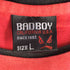 バッドボーイ BADBOY ウイング クロス バックプリント フェイクレイヤード Tシャツ メンズ JPN:L