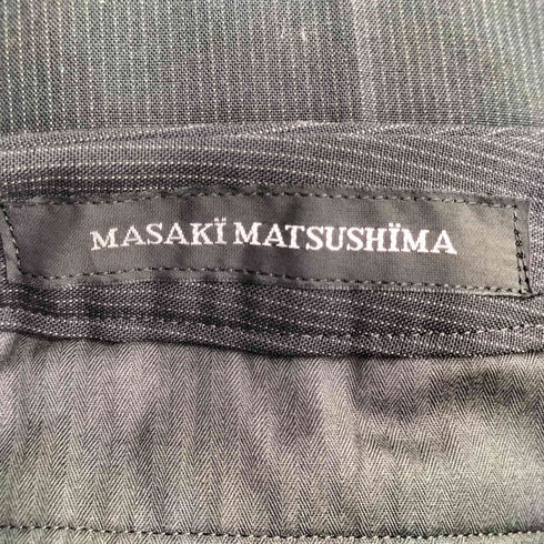 マサキマツシマ MASAKI MATSUSHIMA ピンストライプ スラックスパンツ レディース JPN:2
