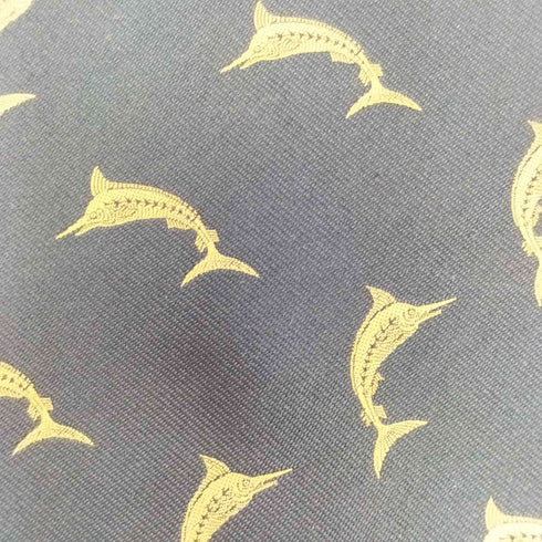 チャップスラルフローレン CHAPS RALPH LAUREN 90S カジキ シルク100% ネクタイ メンズ