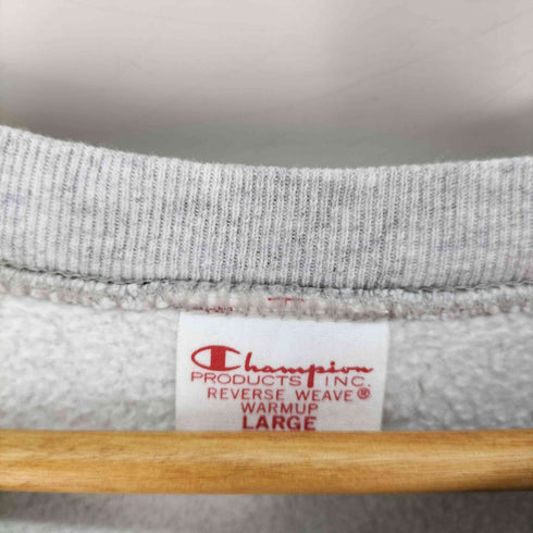 チャンピオン Champion REVERSE WEAVE WARMUP USA製 クルーネックスウェットシャツトレーナー メンズ import:L