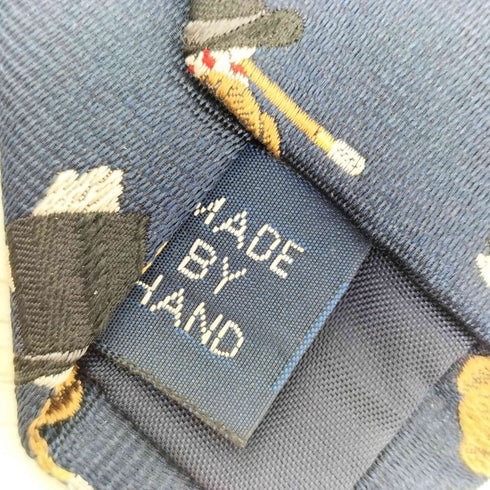 ラルフローレン RALPH LAUREN シルク100% ポロベア マジシャン ネクタイ メンズ