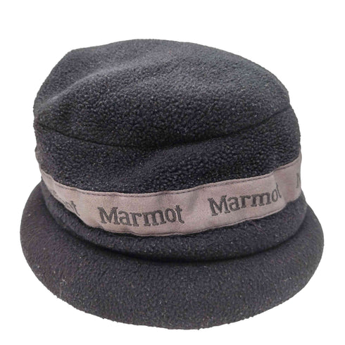 マーモット MARMOT USA製 ロゴテープ フリース ハット メンズ