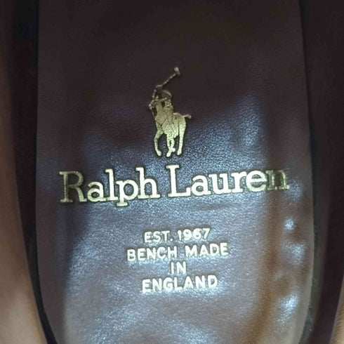 ラルフローレン RALPH LAUREN イングランド製 ダブルバックル ショート ブーツ レディース 6