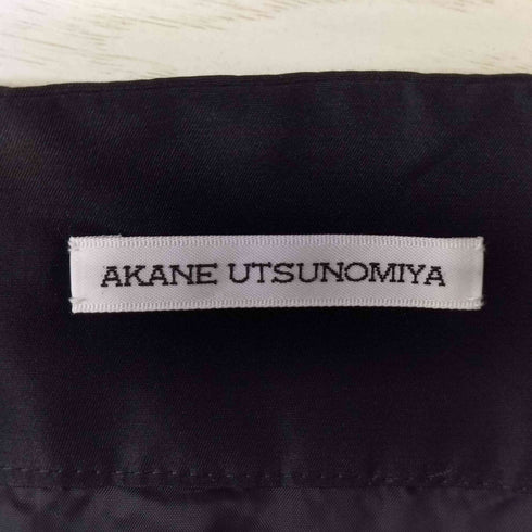 アカネウツノミヤ AKANE UTSUNOMIYA レース切替 レイヤード シルクスカート レディース JPN:36