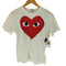 プレイコムデギャルソン PLAY COMME des GARCONS 綿天竺 プリントTシャツ メンズ JPN:S