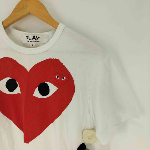 プレイコムデギャルソン PLAY COMME des GARCONS 綿天竺 プリントTシャツ メンズ JPN:S