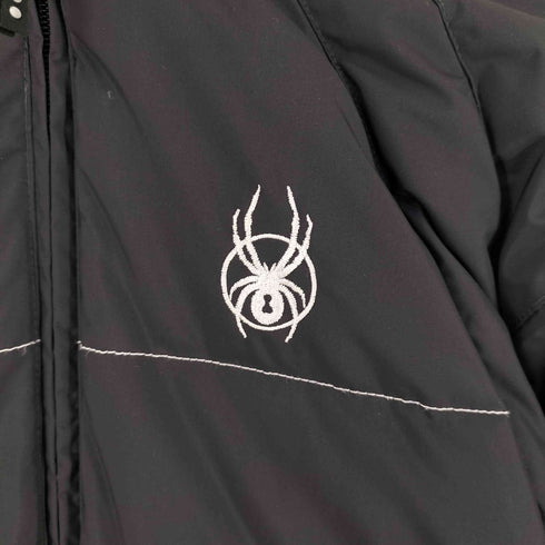 スパイダー SPYDER フロントロゴ 刺繍 フードファー 中綿 ジャケット レディース JPN:M