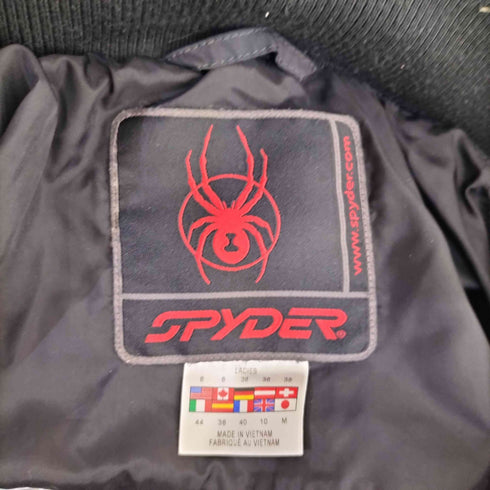 スパイダー SPYDER フロントロゴ 刺繍 フードファー 中綿 ジャケット レディース JPN:M