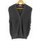 マーガレットハウエル MARGARET HOWELL Cardigan Stitch Cotton Linen コットンリネン 畦編み ジップアップ ニットベスト メンズ M