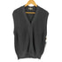 マーガレットハウエル MARGARET HOWELL Cardigan Stitch Cotton Linen コットンリネン 畦編み ジップアップ ニットベスト メンズ M